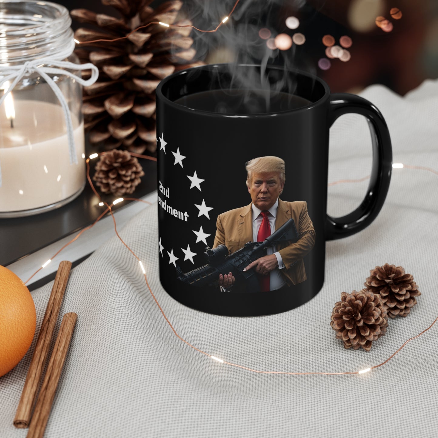 2nd Amendment Trump -11oz Black Mug