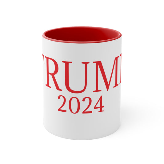 Trump 2024 - Accent Coffee Mug, 11oz