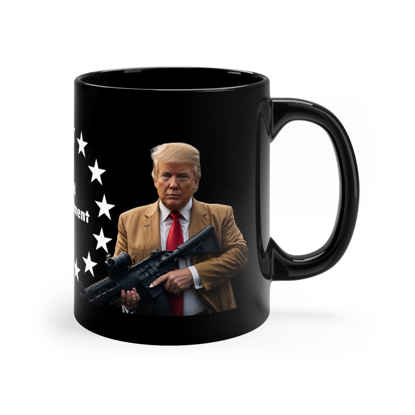 2nd Amendment Trump -11oz Black Mug